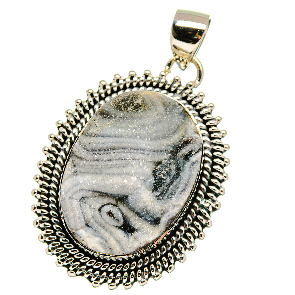 Desert Druzy Pendants handcrafted by Ana Silver Co - PD17821 - Photo 2