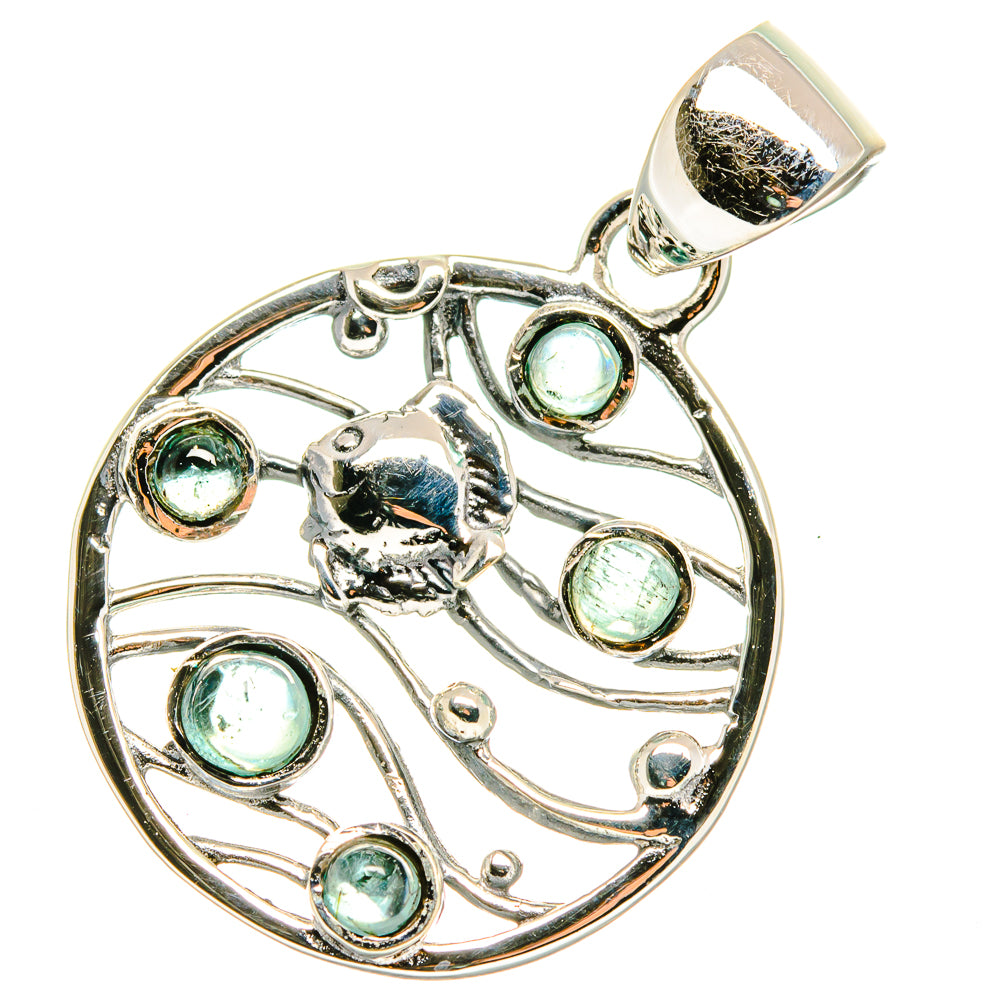 Aquamarine Pendants handcrafted by Ana Silver Co - PD17833