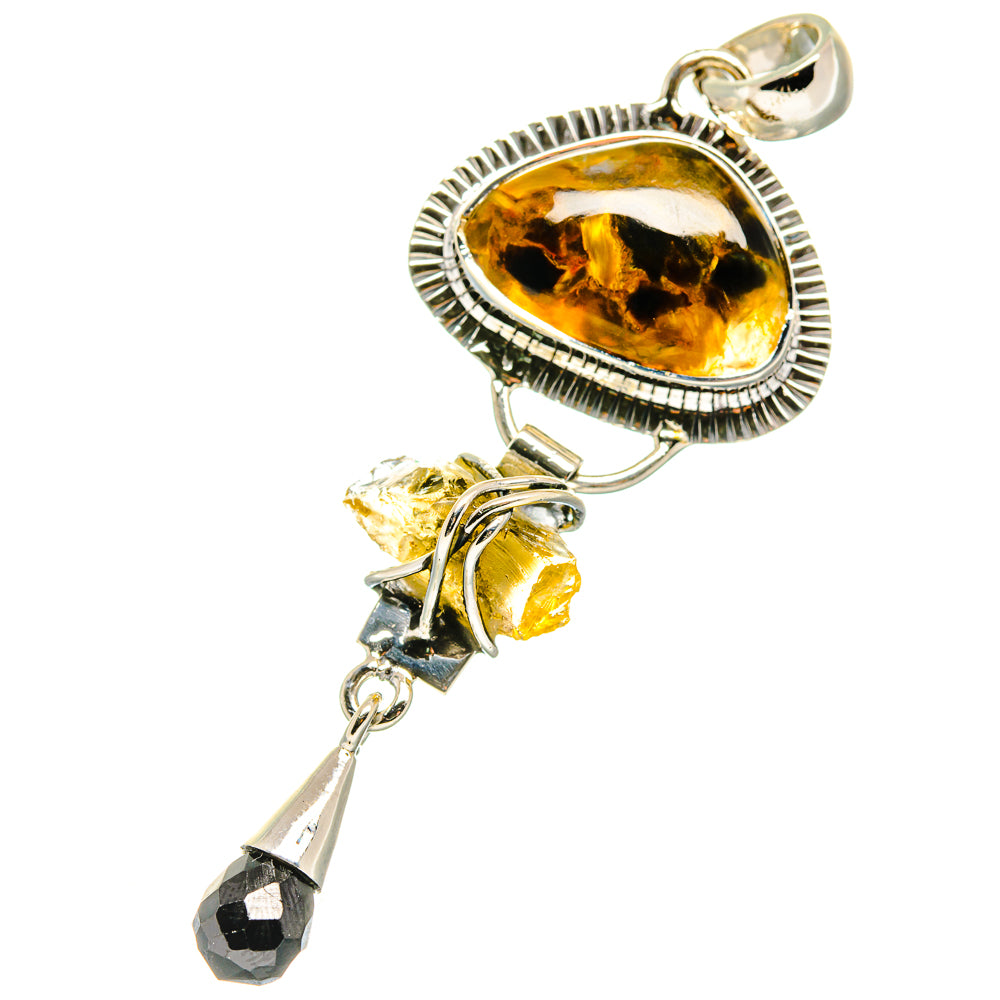 Golden Pietersite Pendants handcrafted by Ana Silver Co - PD17874