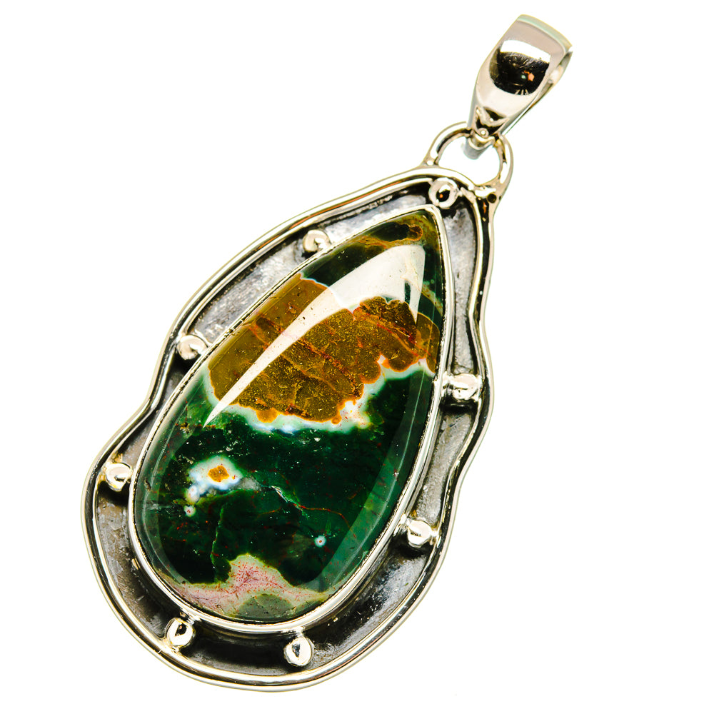 Ocean Jasper Pendants handcrafted by Ana Silver Co - PD17886