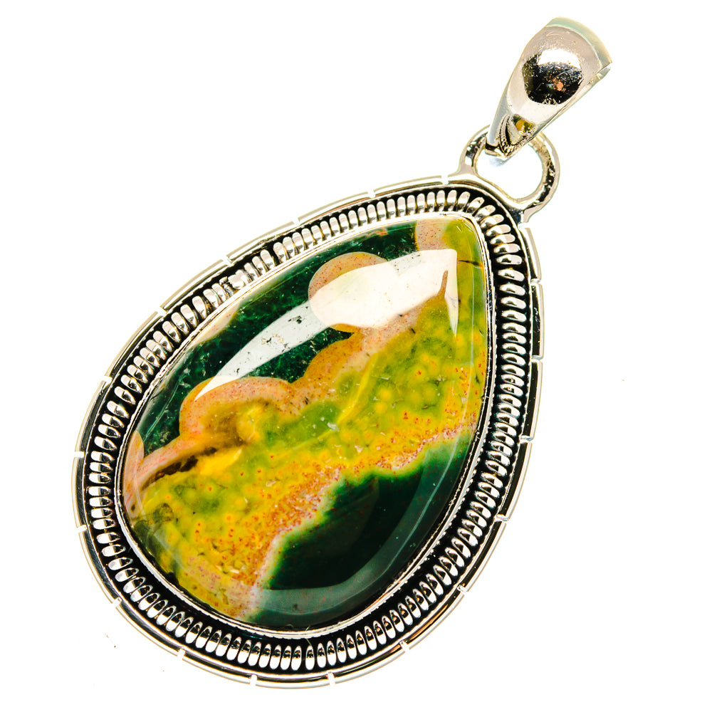 Ocean Jasper Pendants handcrafted by Ana Silver Co - PD17891