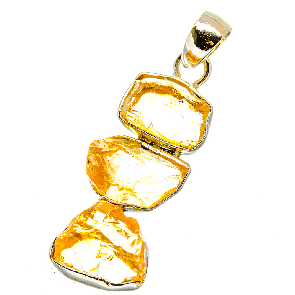 Citrine Pendants handcrafted by Ana Silver Co - PD17901