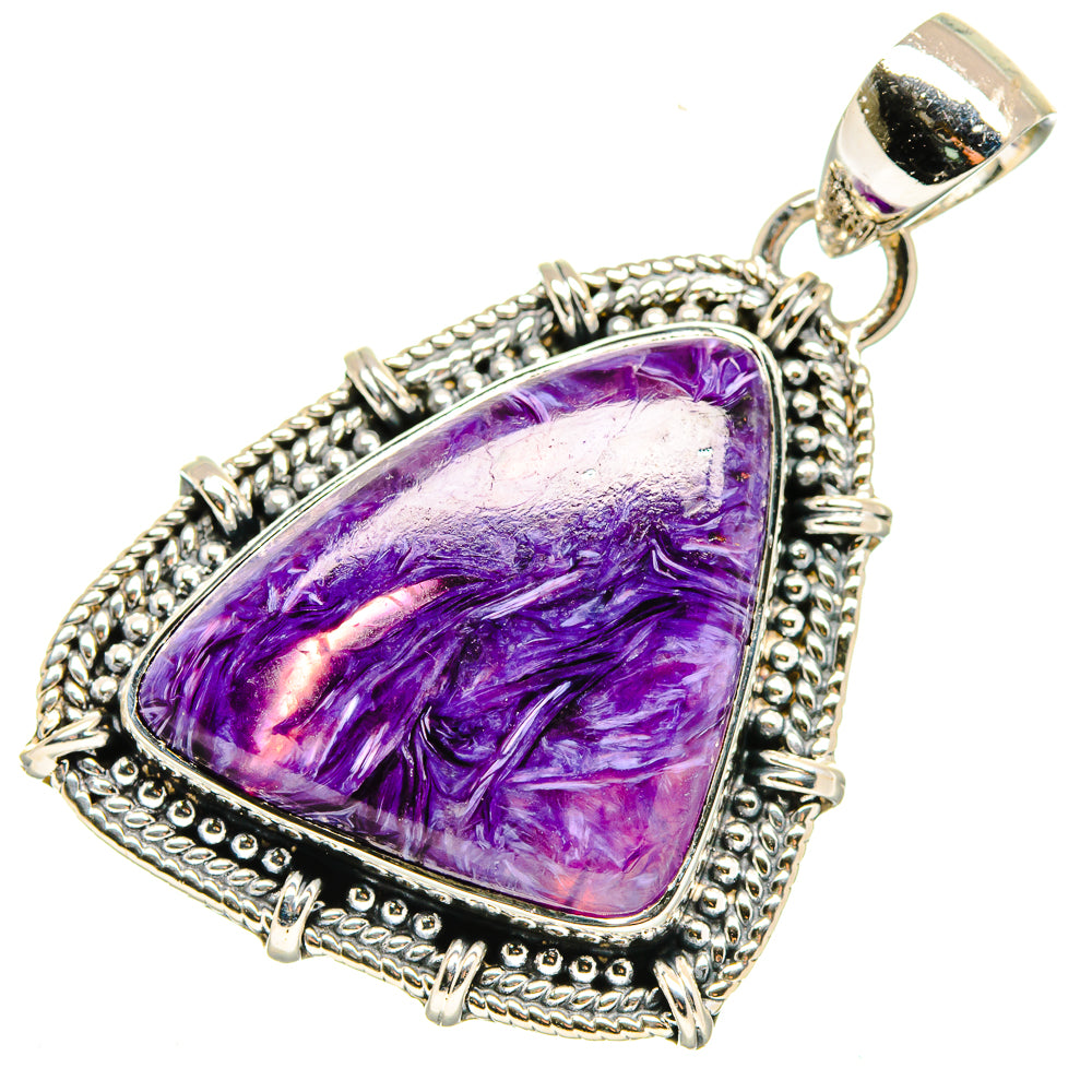 Charoite Pendants handcrafted by Ana Silver Co - PD17927