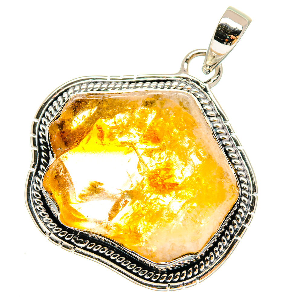 Citrine Pendants handcrafted by Ana Silver Co - PD17959