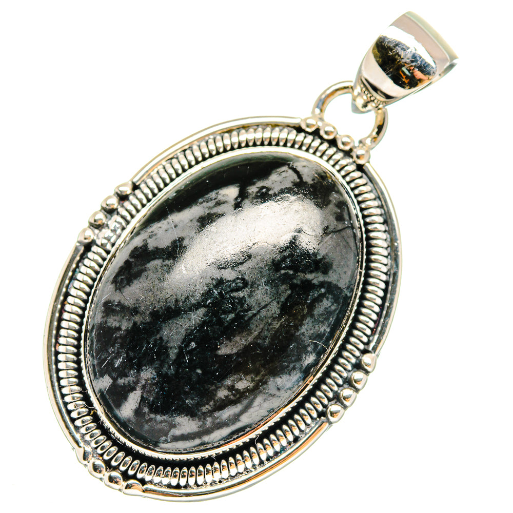 Pinolith Jasper Pendants handcrafted by Ana Silver Co - PD18001