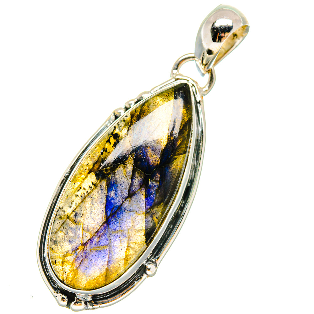 Labradorite Pendants handcrafted by Ana Silver Co - PD18019