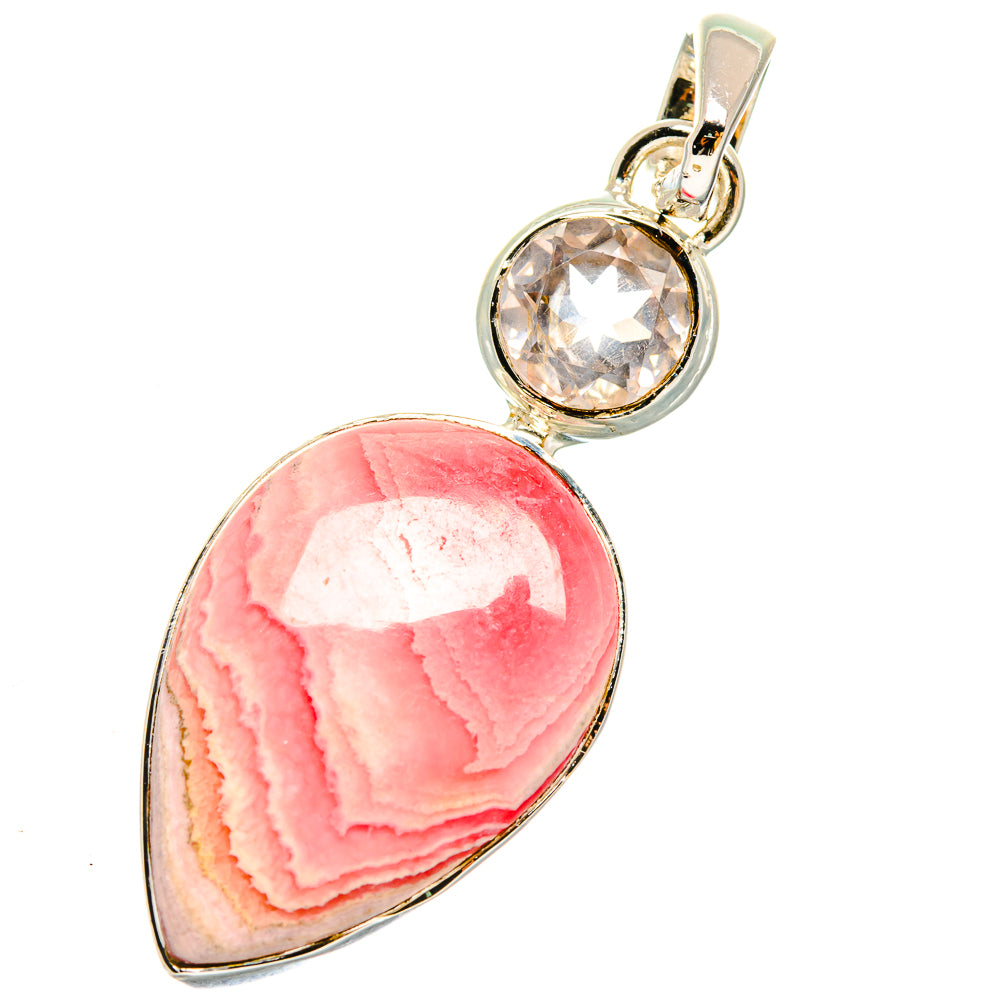 Rhodochrosite Pendants handcrafted by Ana Silver Co - PD18020