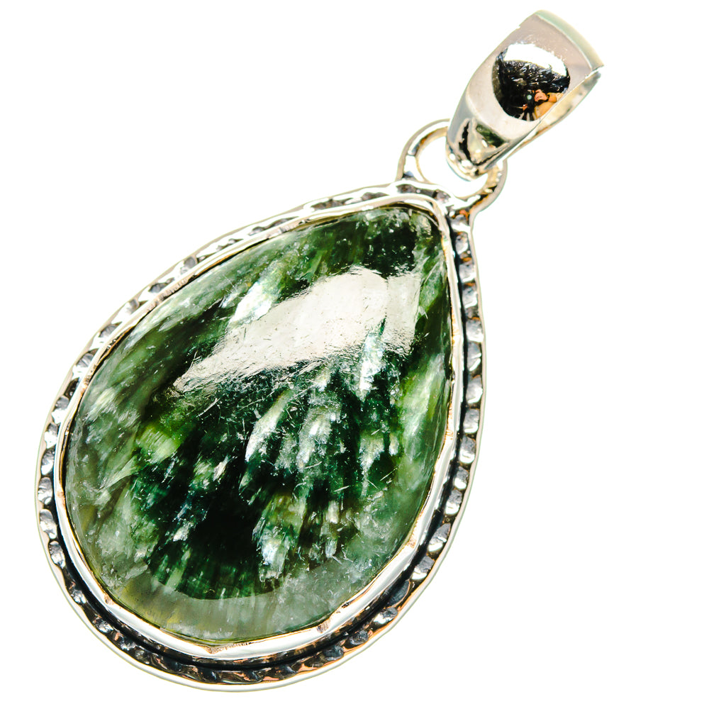 Seraphinite Pendants handcrafted by Ana Silver Co - PD18031