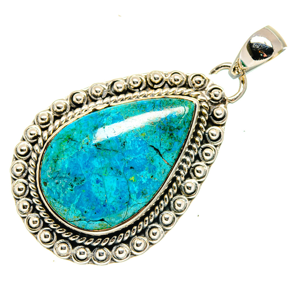 Chrysocolla Pendants handcrafted by Ana Silver Co - PD18089