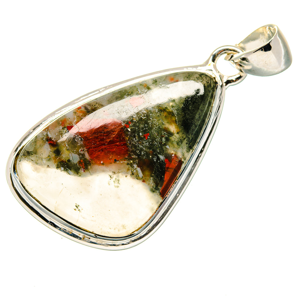 Bloodstone Pendants handcrafted by Ana Silver Co - PD18093