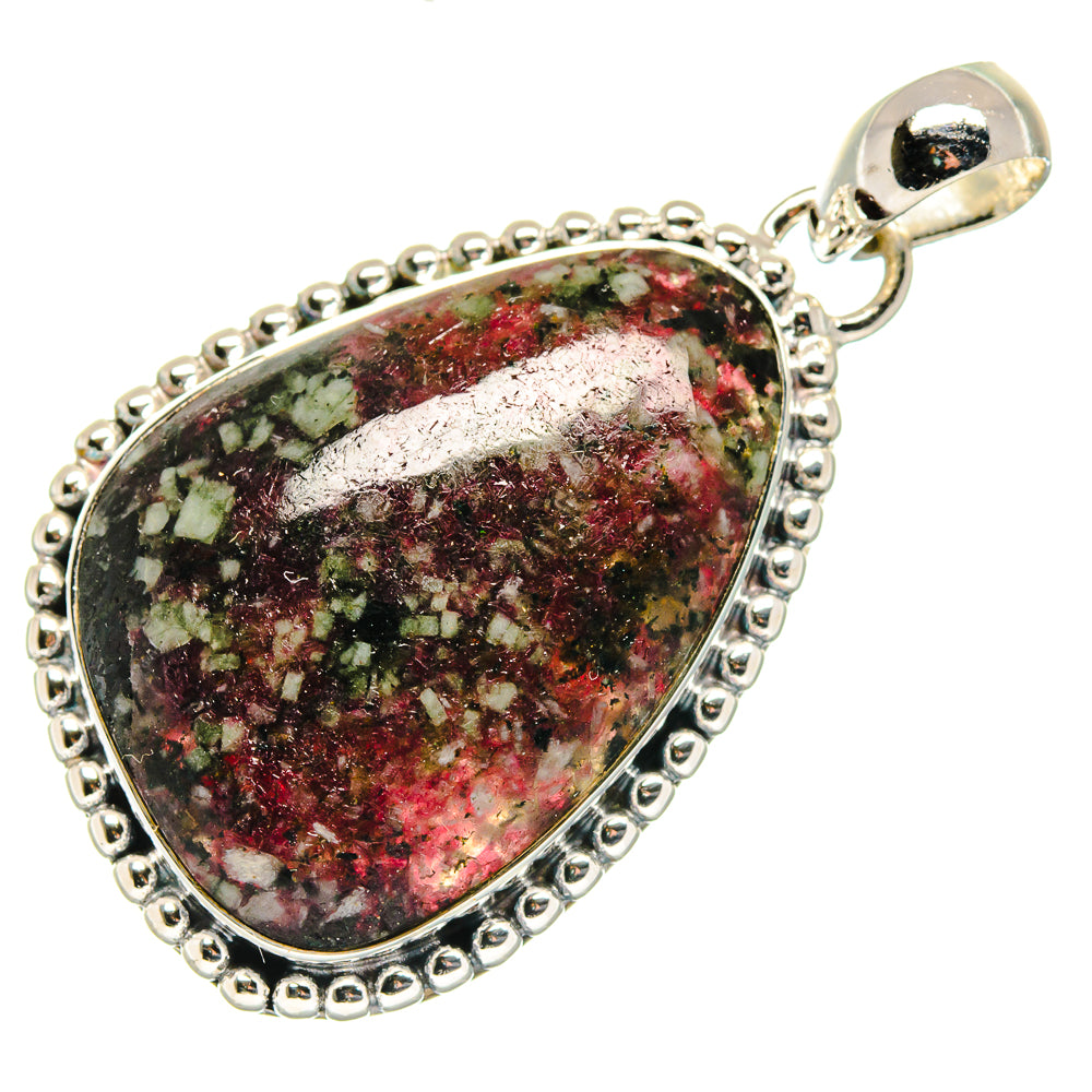 Russian Eudialyte Pendants handcrafted by Ana Silver Co - PD18106