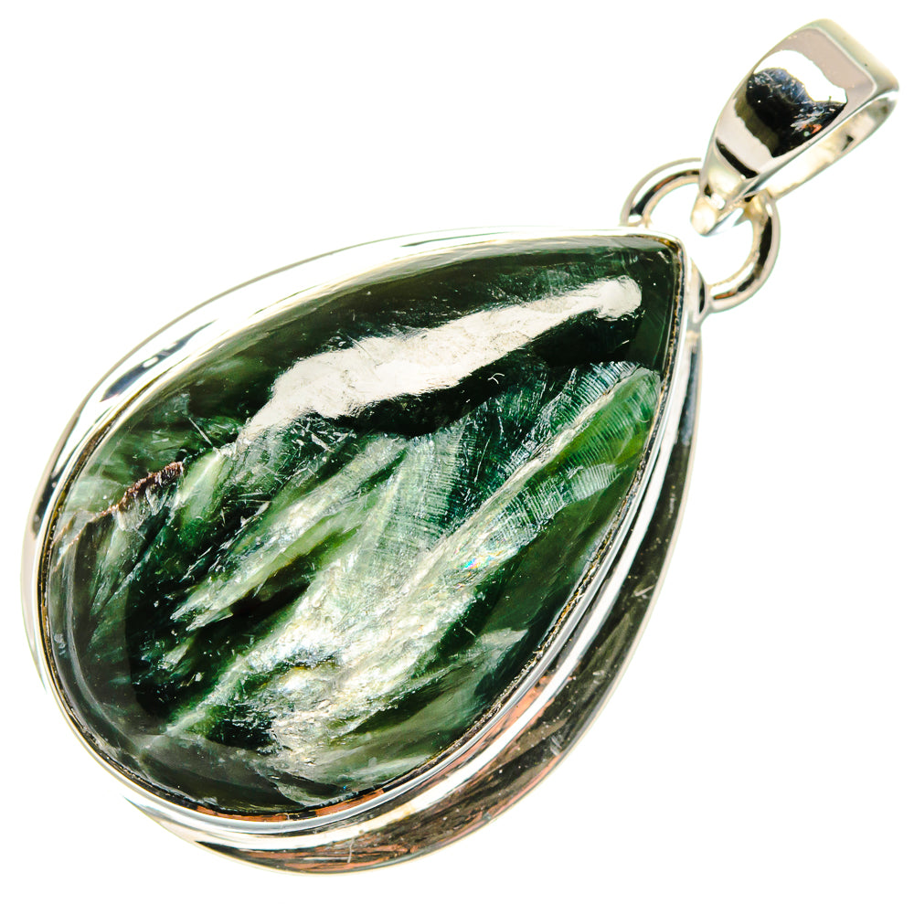 Seraphinite Pendants handcrafted by Ana Silver Co - PD18144