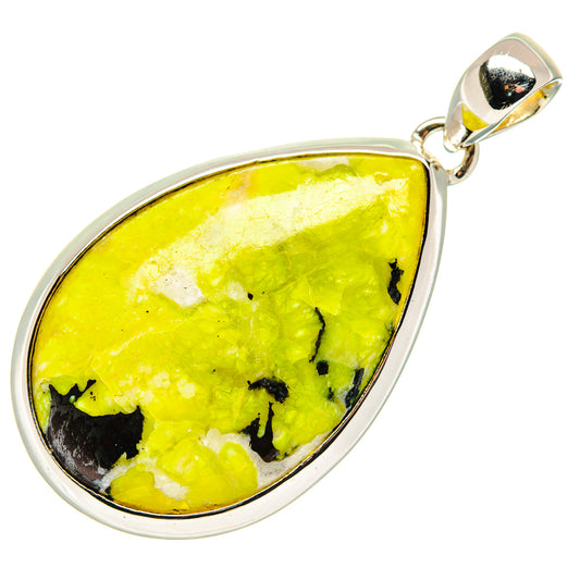 African Green Opal Pendants handcrafted by Ana Silver Co - PD18146