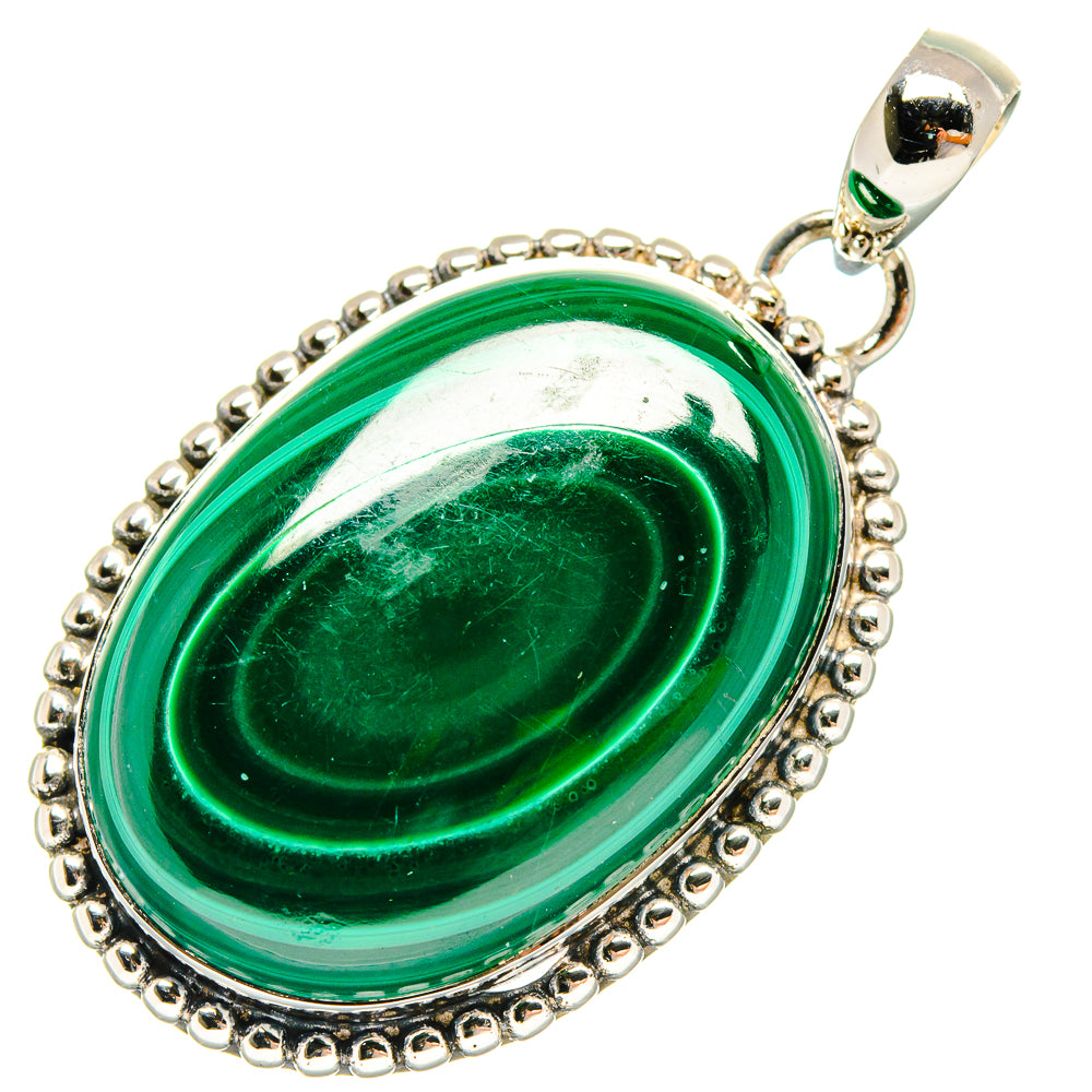 Malachite Pendants handcrafted by Ana Silver Co - PD18170