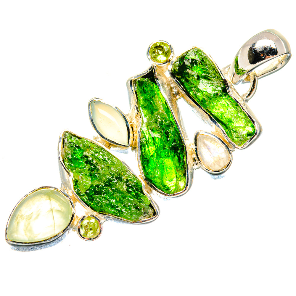 Chrome Diopside Pendants handcrafted by Ana Silver Co - PD18177
