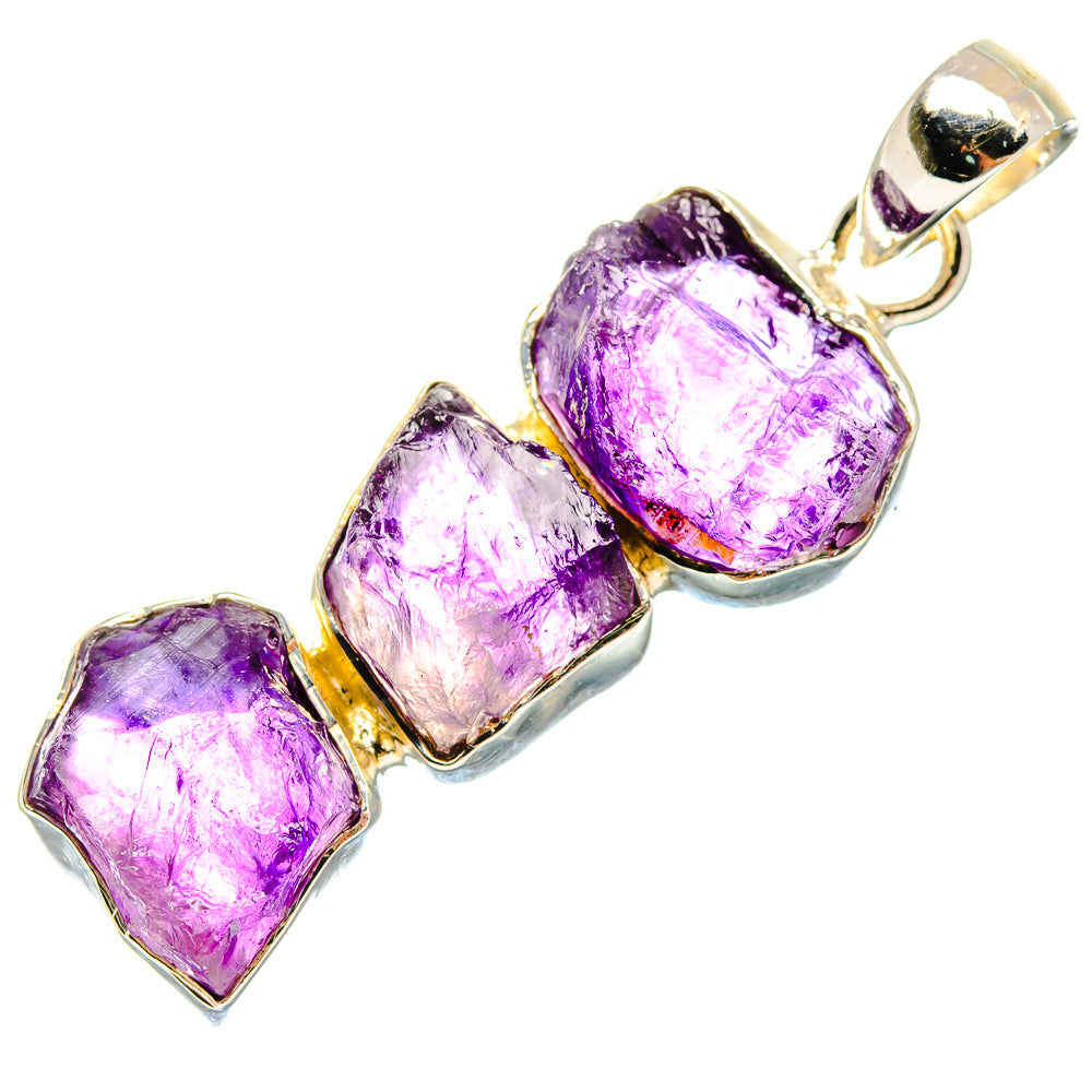 Amethyst Pendants handcrafted by Ana Silver Co - PD18231