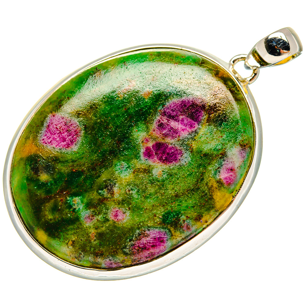 Ruby Fuchsite Pendants handcrafted by Ana Silver Co - PD18234