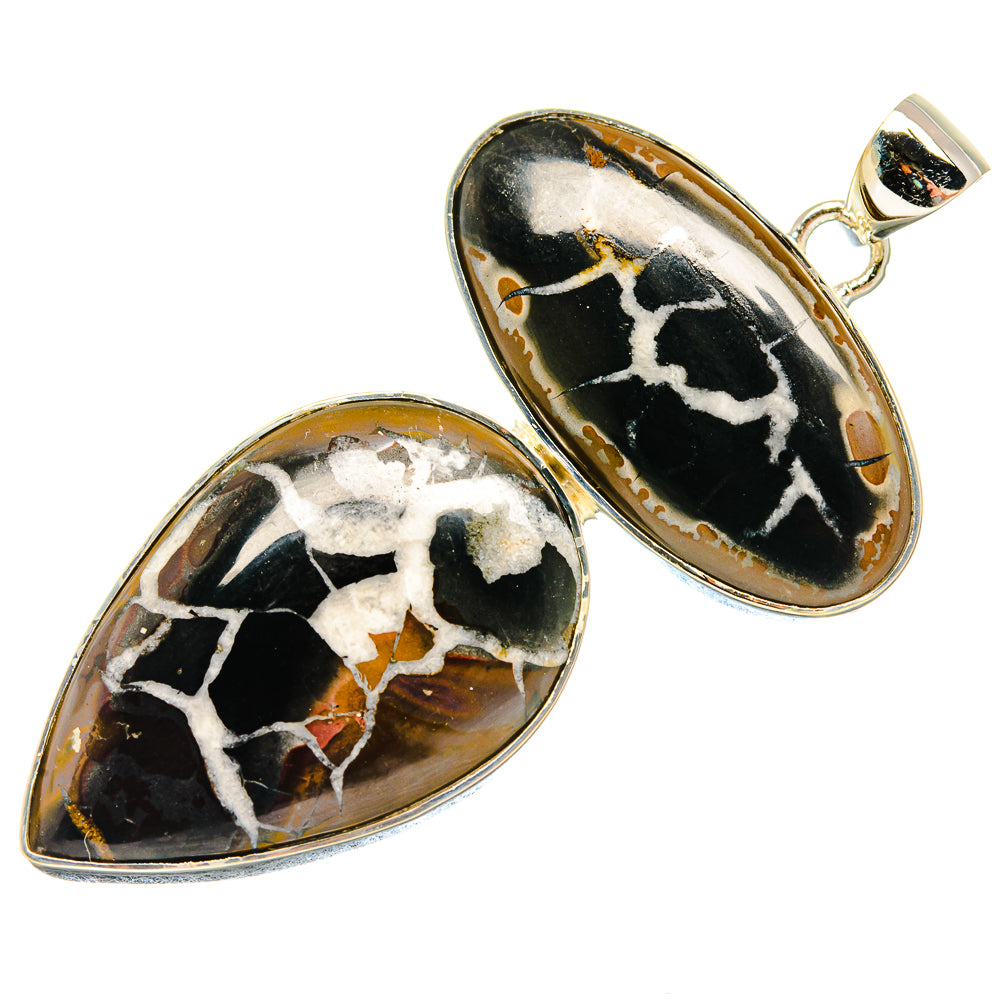 Septarian Geode Pendants handcrafted by Ana Silver Co - PD18244