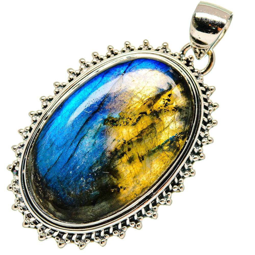 Labradorite Pendants handcrafted by Ana Silver Co - PD18271