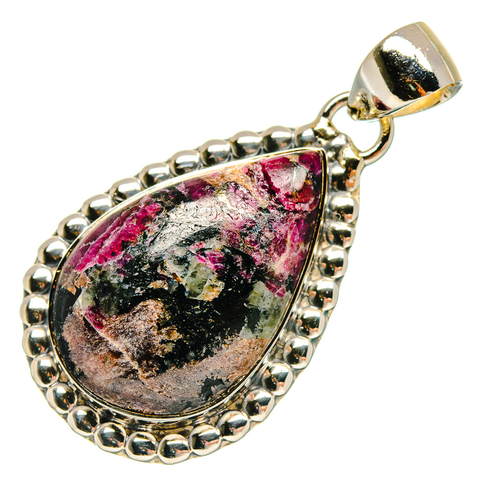 Russian Eudialyte Pendants handcrafted by Ana Silver Co - PD18287 - Photo 2