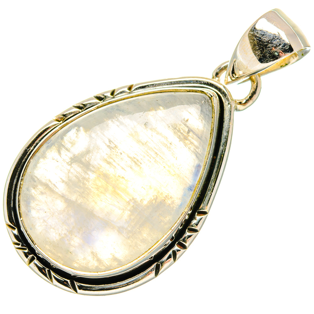 Rainbow Moonstone Pendants handcrafted by Ana Silver Co - PD18292