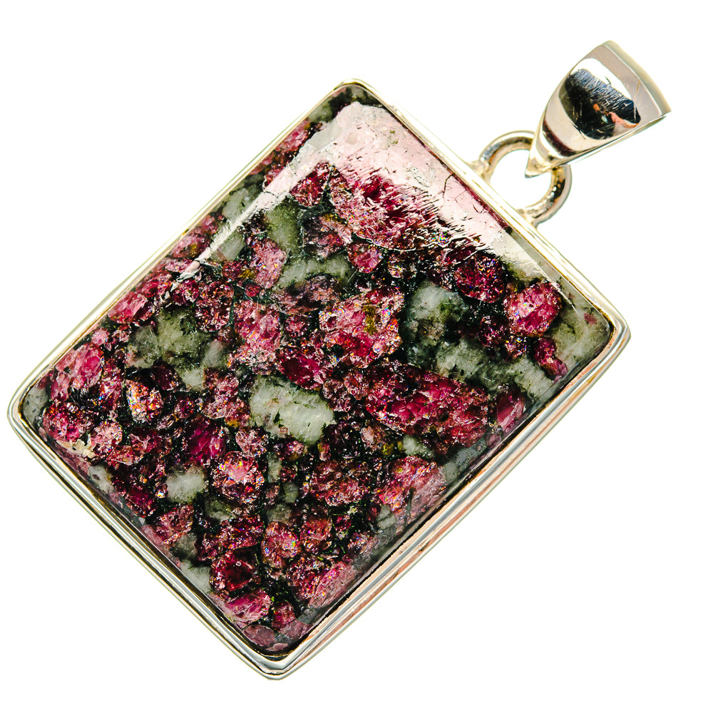 Russian Eudialyte Pendants handcrafted by Ana Silver Co - PD18356