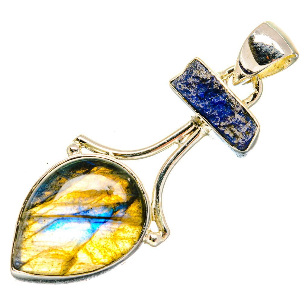 Labradorite Pendants handcrafted by Ana Silver Co - PD18445
