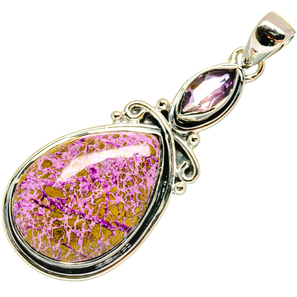 Stichtite Pendants handcrafted by Ana Silver Co - PD18452