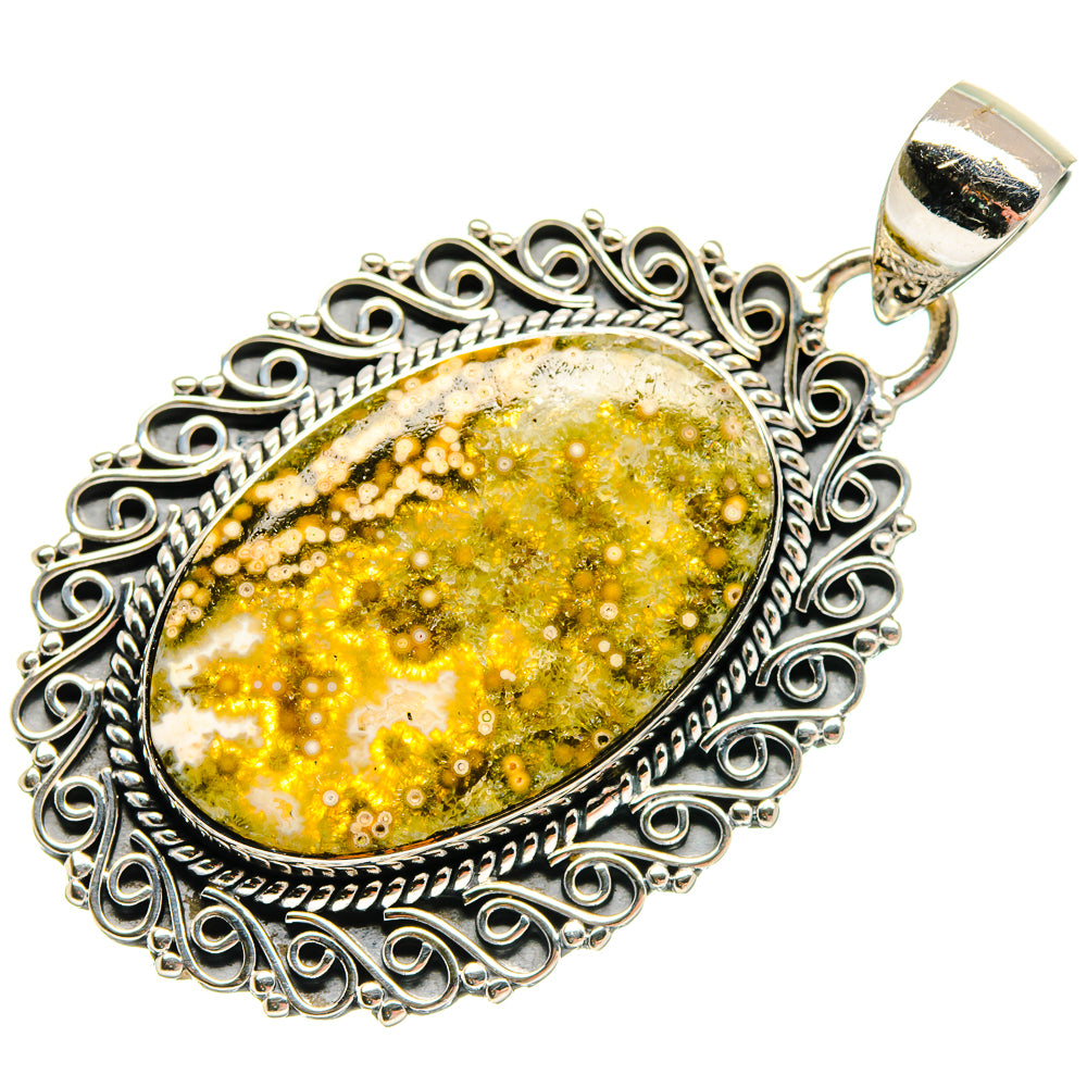 Ocean Jasper Pendants handcrafted by Ana Silver Co - PD18534