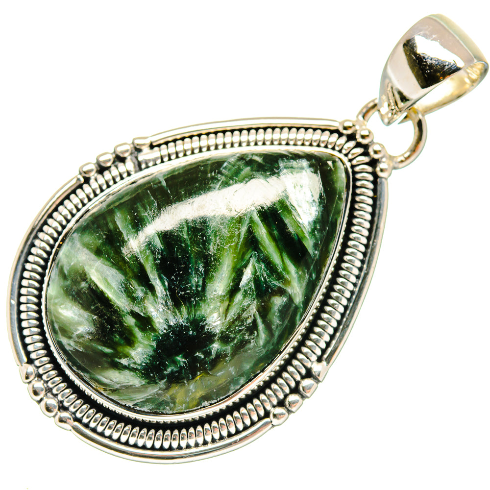 Seraphinite Pendants handcrafted by Ana Silver Co - PD18573