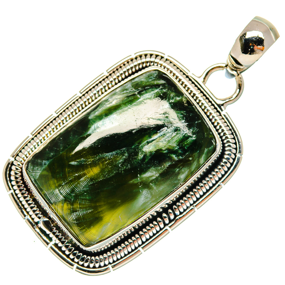 Seraphinite Pendants handcrafted by Ana Silver Co - PD18601