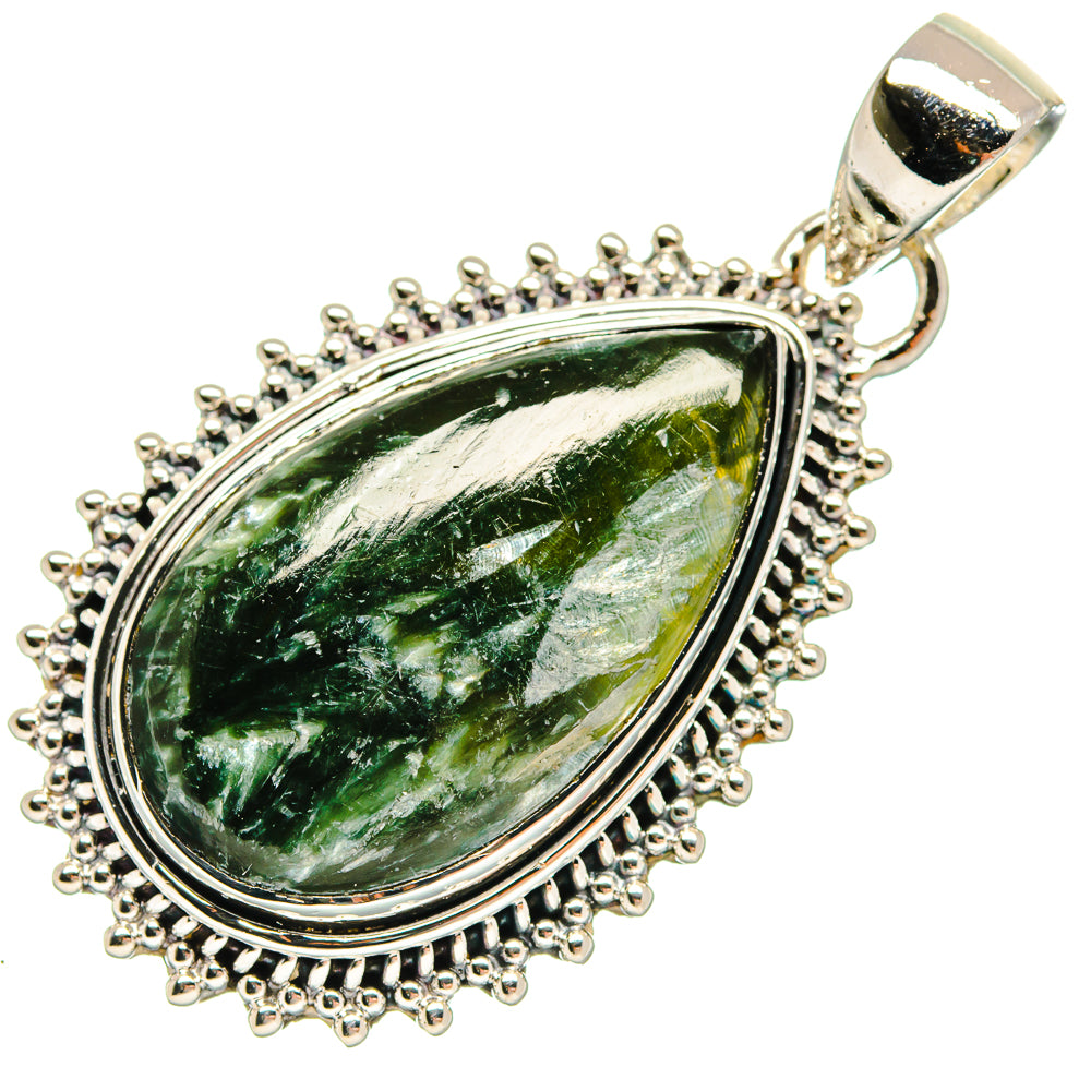 Seraphinite Pendants handcrafted by Ana Silver Co - PD18606