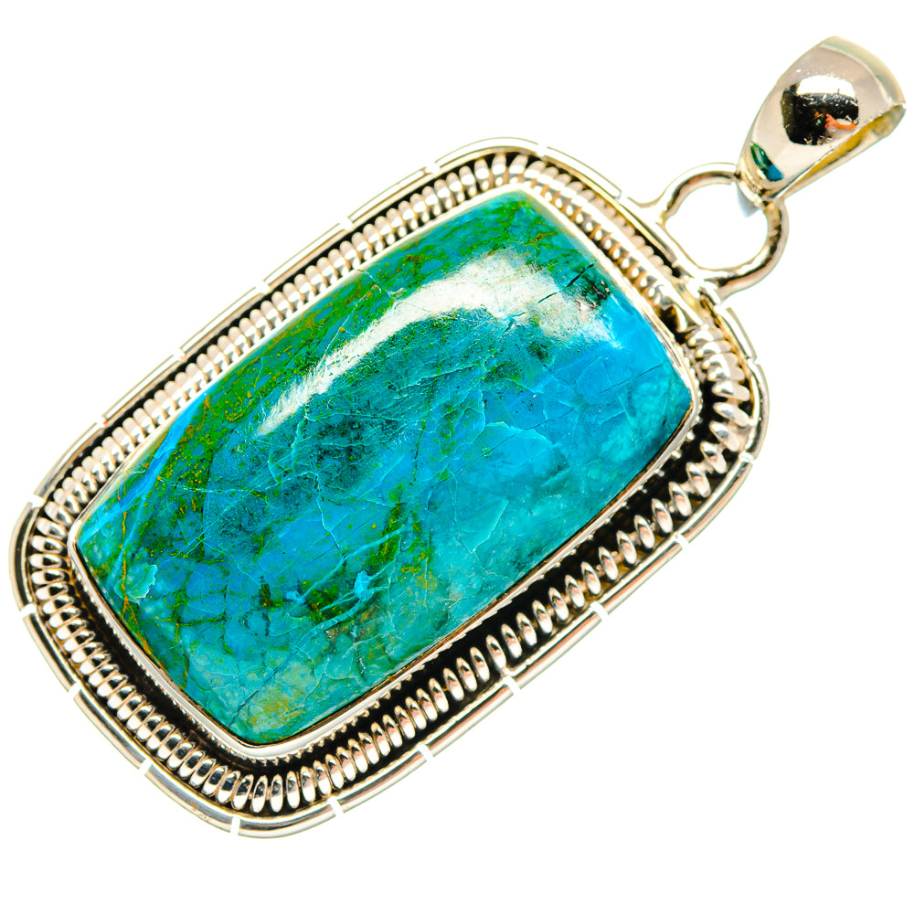 Chrysocolla Pendants handcrafted by Ana Silver Co - PD18629