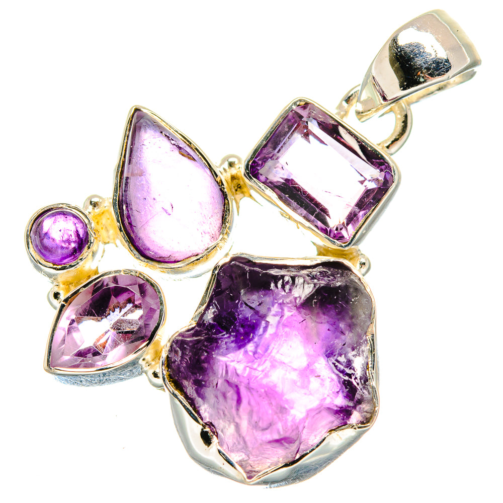 Amethyst Pendants handcrafted by Ana Silver Co - PD18632
