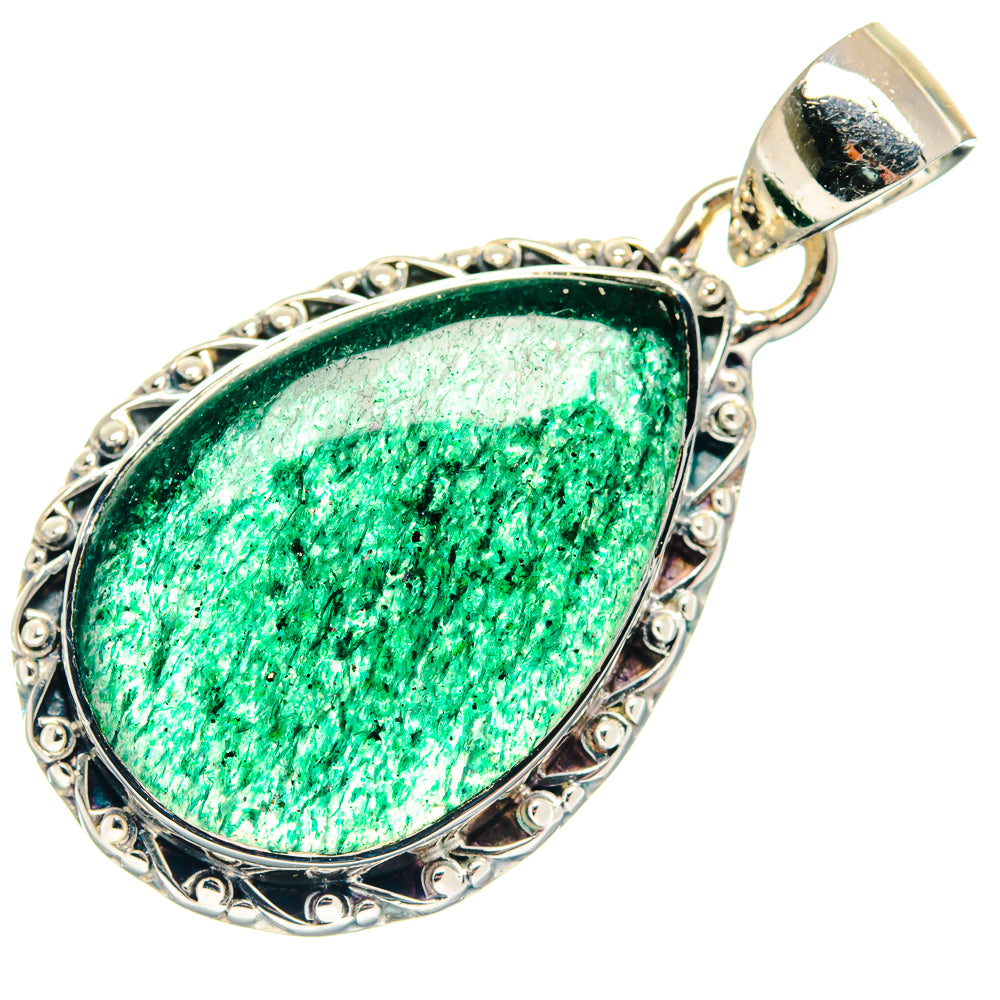 Green Aventurine Pendants handcrafted by Ana Silver Co - PD18692