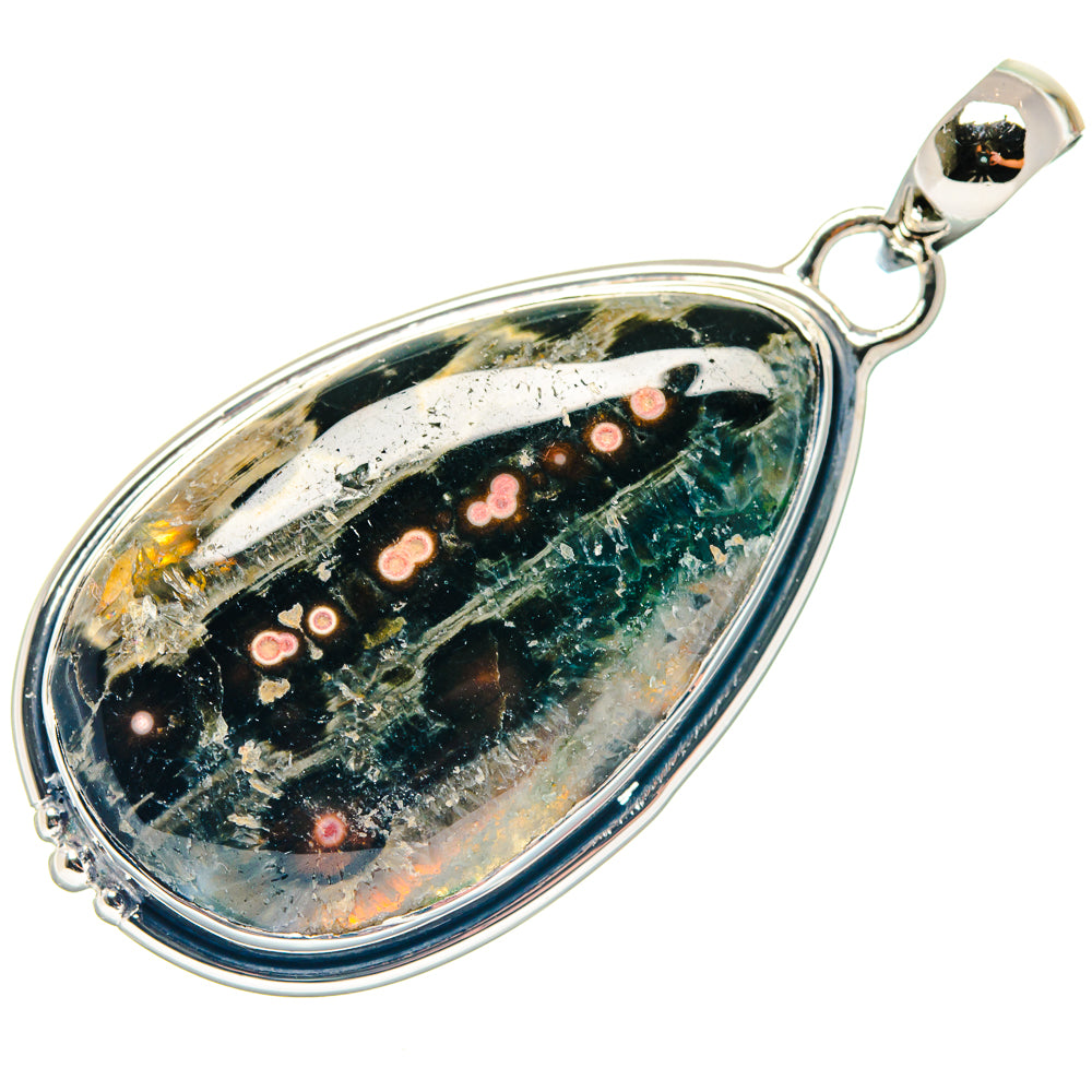 Ocean Jasper Pendants handcrafted by Ana Silver Co - PD18806