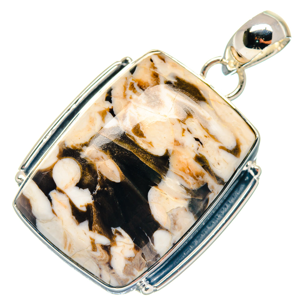 Peanut Wood Jasper Pendants handcrafted by Ana Silver Co - PD18807