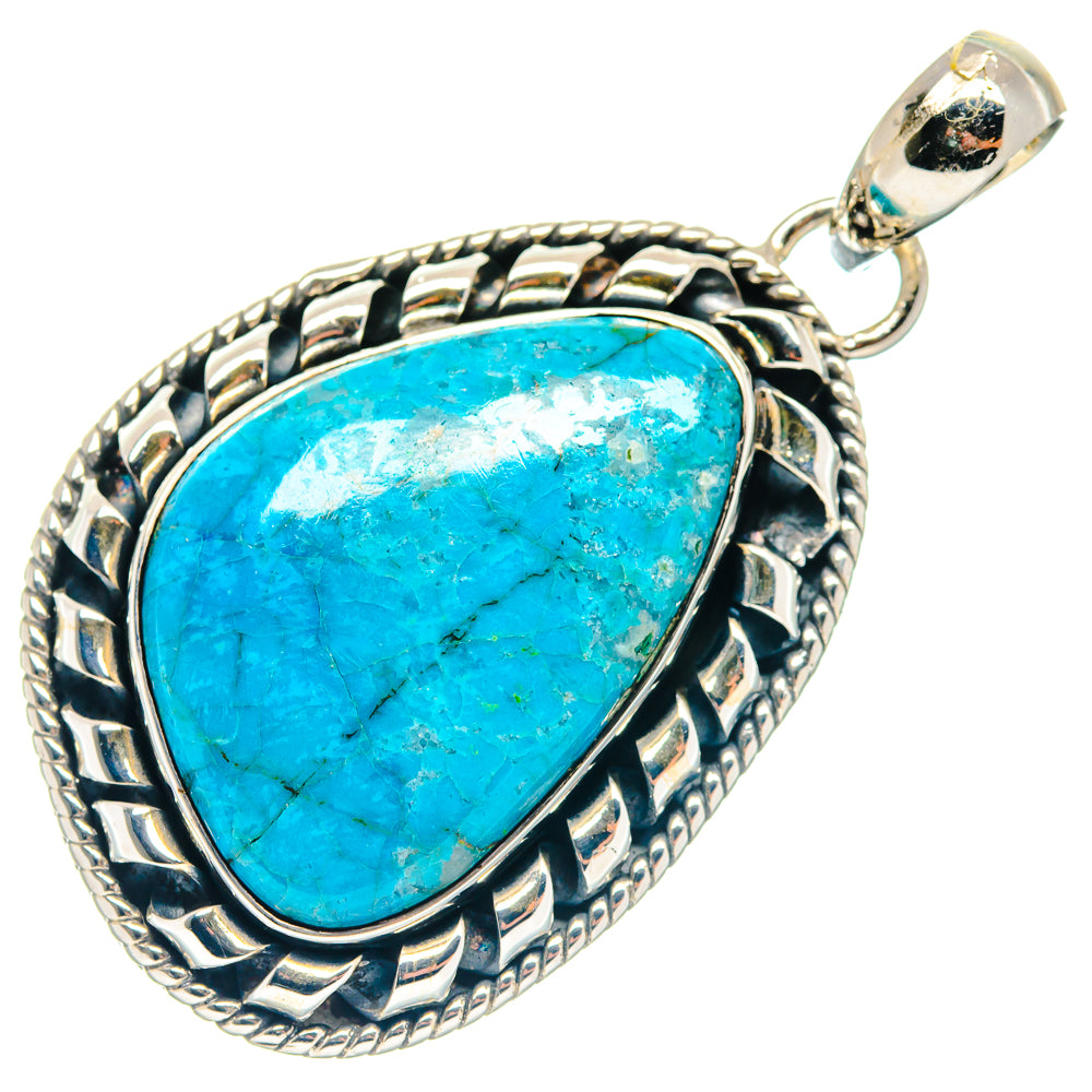Chrysocolla Pendants handcrafted by Ana Silver Co - PD18839