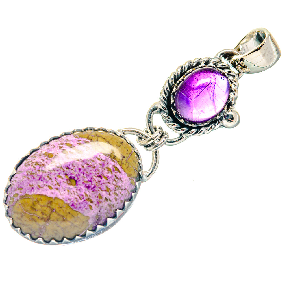 Stichtite Pendants handcrafted by Ana Silver Co - PD18858