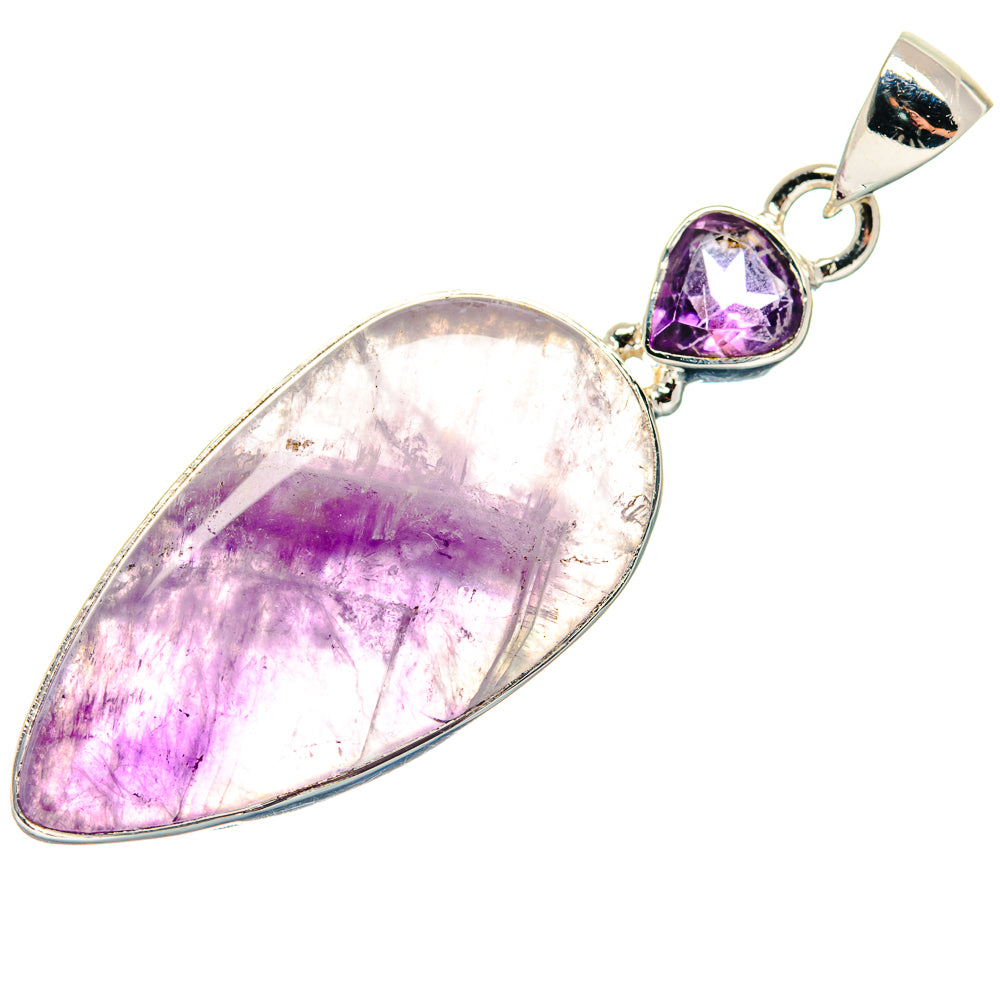 Chevron Amethyst Pendants handcrafted by Ana Silver Co - PD18867