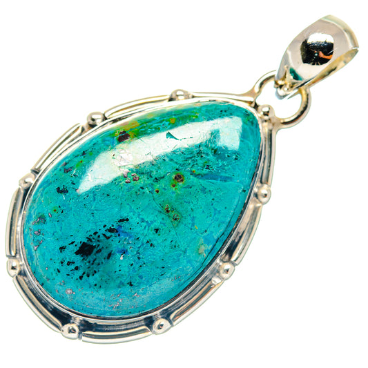 Chrysocolla Pendants handcrafted by Ana Silver Co - PD18908
