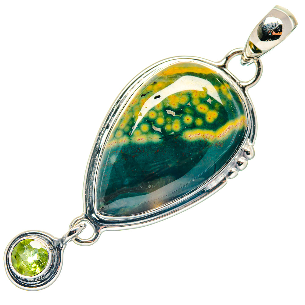 Ocean Jasper Pendants handcrafted by Ana Silver Co - PD18910