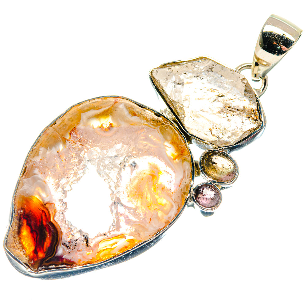 Occo Geode Pendants handcrafted by Ana Silver Co - PD18933