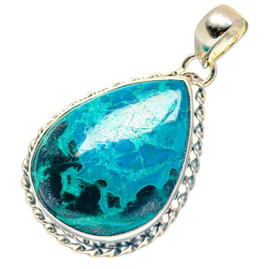 Chrysocolla Pendants handcrafted by Ana Silver Co - PD18954