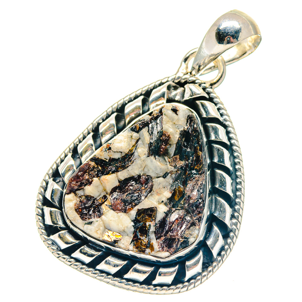 Astrophyllite Pendants handcrafted by Ana Silver Co - PD18980 - Photo 2