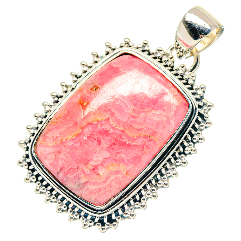 Rhodochrosite Pendants handcrafted by Ana Silver Co - PD18988