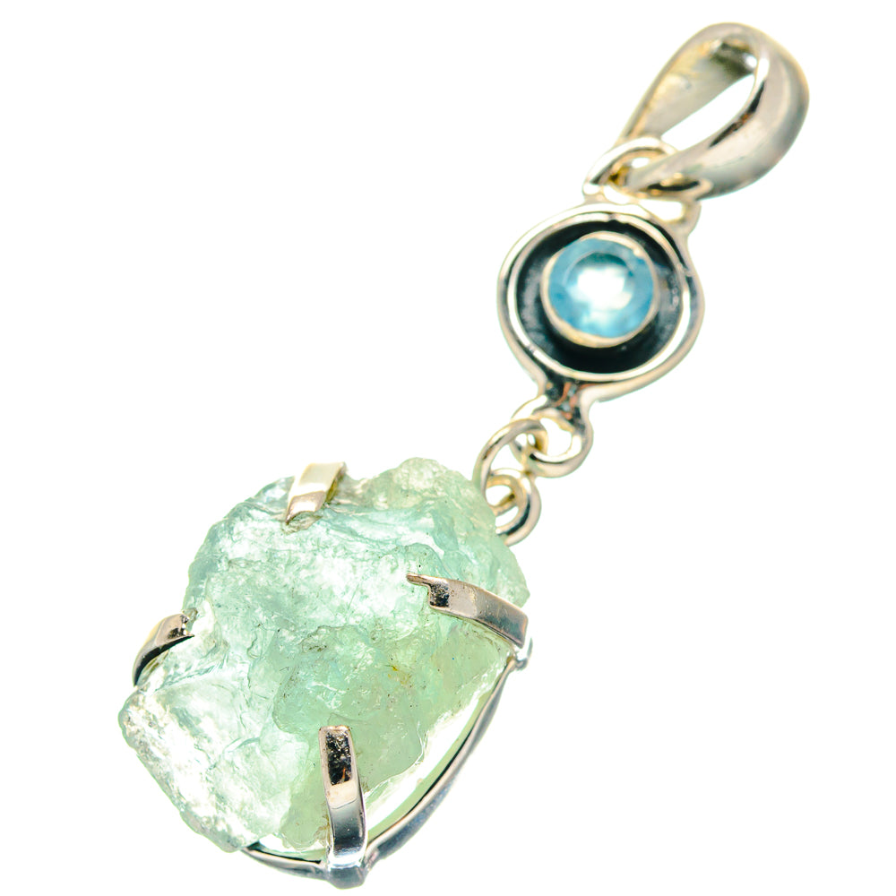 Aquamarine Pendants handcrafted by Ana Silver Co - PD19028