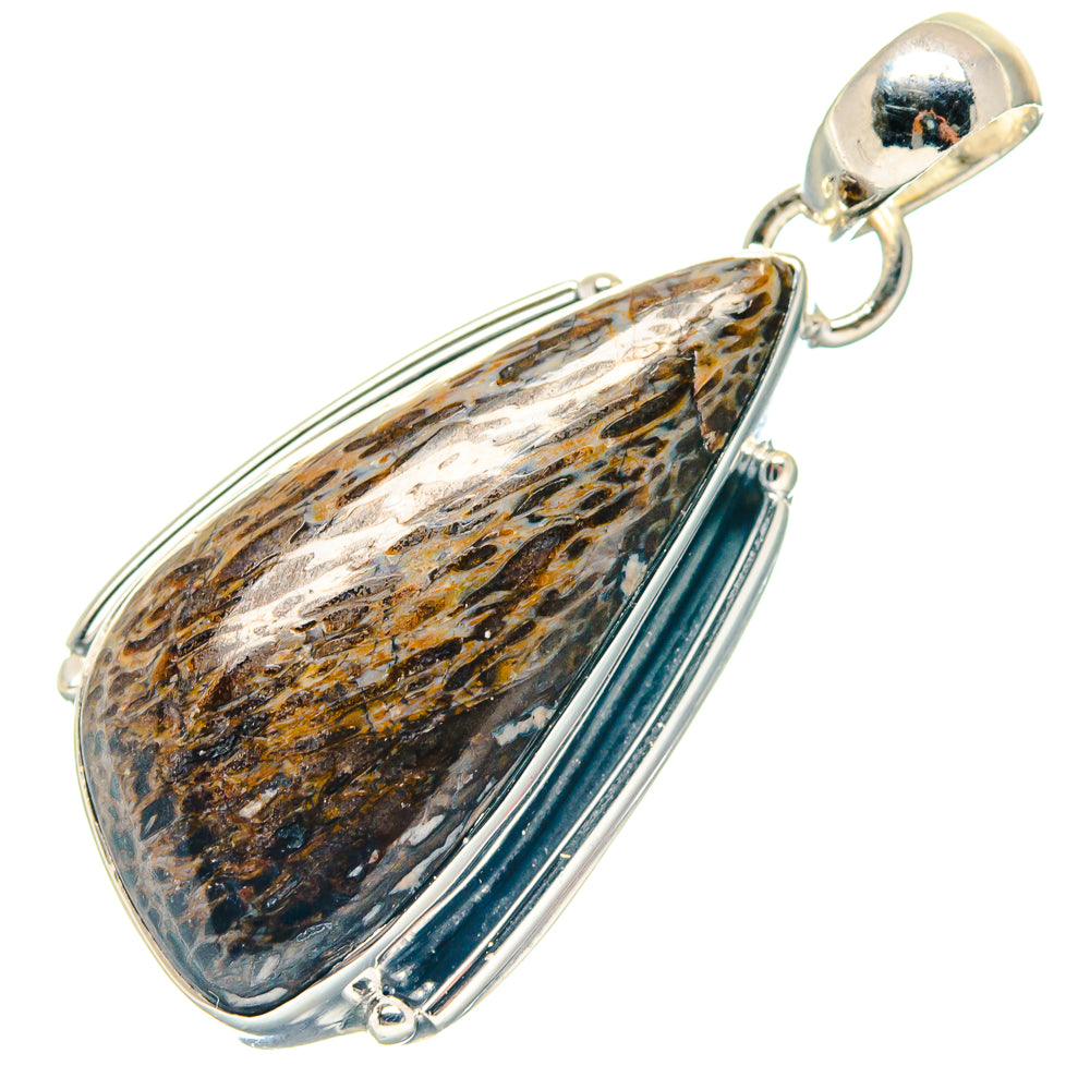 Dinosaur Bone Pendants handcrafted by Ana Silver Co - PD19050