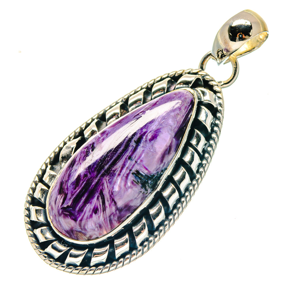 Charoite Pendants handcrafted by Ana Silver Co - PD19072
