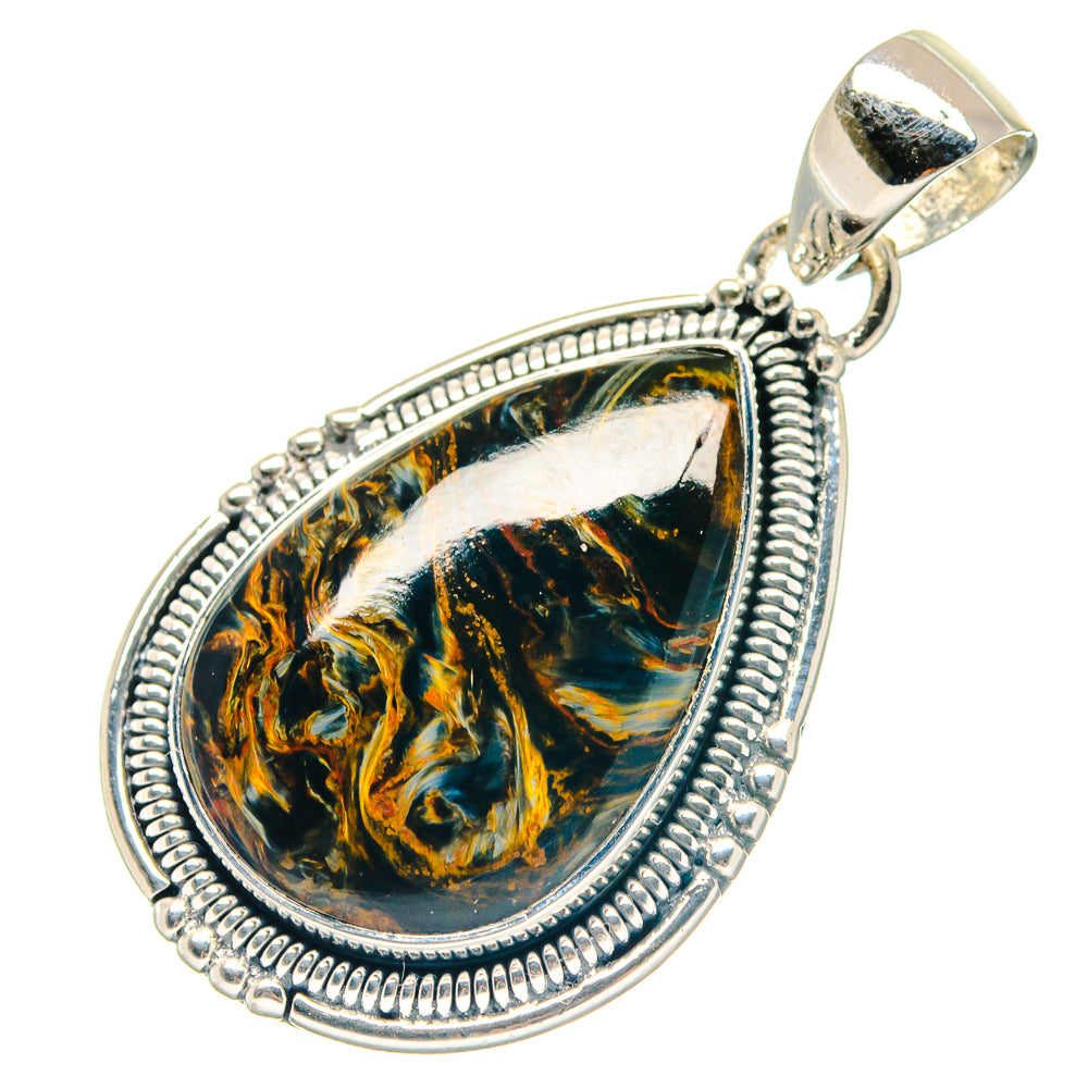 Pietersite Pendants handcrafted by Ana Silver Co - PD19081